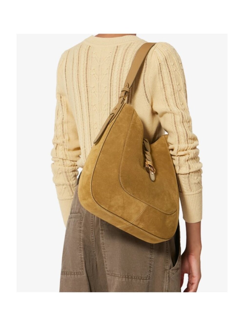 Isabel Marant Altay Hobo Shoulder Bag - taupe